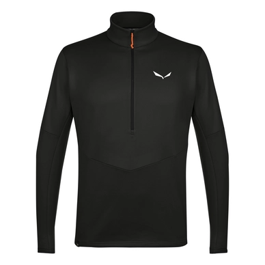 Vest Salewa Men Puez Polarlite M Half Zip Fleece Black Out