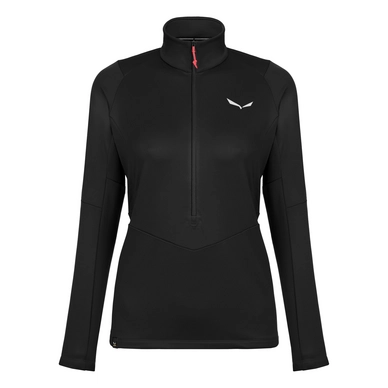 Vest Salewa Women Puez Polarlite W Half Zip Fleece Black Out