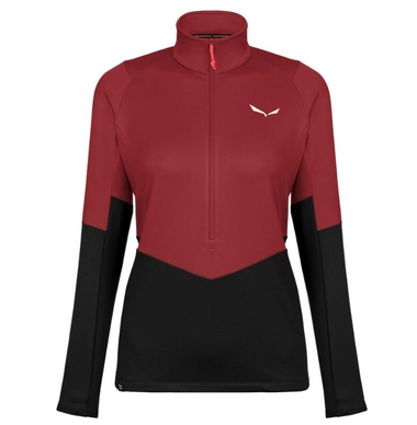 Vest Salewa Women Puez Polarlite W Half Zip Fleece Syrah 0910