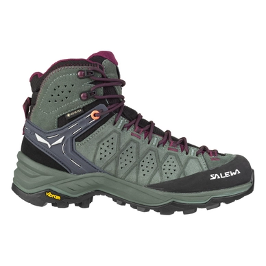 Wandelschoen Salewa Women WS Alp Trainer 2 Mid GTX Duck Green Rhododendon