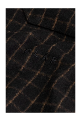 9---Woolgridshacket_black-brown_Detailfabric-_no-bg