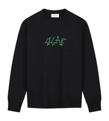 Longsleeve Olaf Hussein Men Knot Black