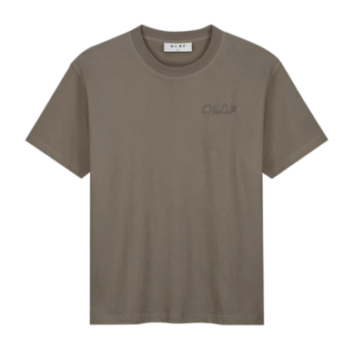 Tee Olaf Hussein Men Heavyweight Studio Taupe