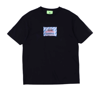 T-Shirt New Amsterdam Surf Association Men Pastille Tee Black