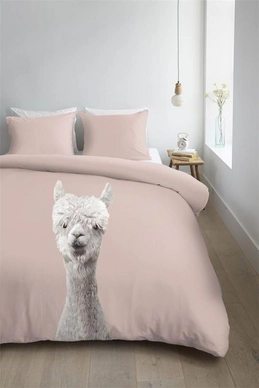Dekbedovertrek Ambiante Alpaca Peach Katoen