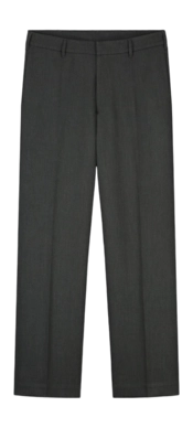 Trousers Olaf Hussein Men Tailored Grey Melange
