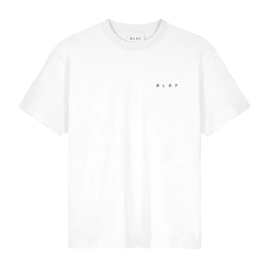 Tee Olaf Hussein Men Blur Face Optical White