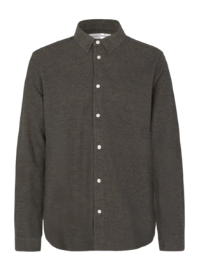Shirt Samsoe Samsoe Men Liam NX Major Brown Mel.