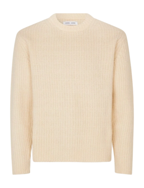 Crewneck Samsoe Samsoe Men Carter Clear Cream