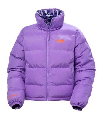 Jas Helly Hansen Women W Yu 23 Reversible Puffer Electric Purple