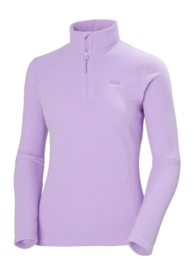 Zip Sweatshirt Helly Hansen Women W Daybreaker 1/2 Zip Fleece Heather