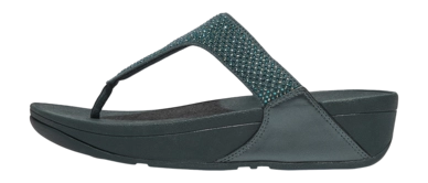 Tongs FitFlop Women Lulu Toepost Hotfix Steel Blue