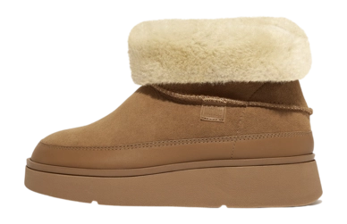 FitFlop Women Gen-Ff Mini Double-Faced Shearling Boots Desert Tan
