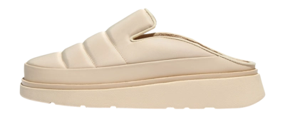 FitFlop Women Gen-Ff Water-Resistant Fabric Leather Stone Beige