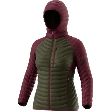 Jacke Dynafit Radical Down Rds W Hood Jacket Damen Burgundy 5140