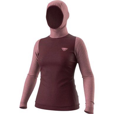 Longsleeve Dynafit Women Tigard Merino Hoody W Mokarosa 6560