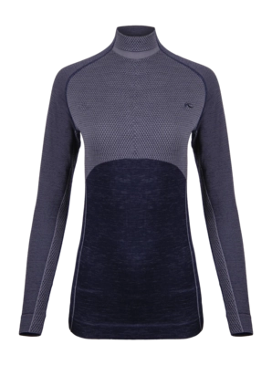 Maillot de Corps KJUS Femme Freelite Baselayer L/S Deep Space/Steel Grey