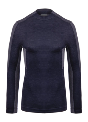 Maillot de Corps KJUS Homme Freelite Baselayer L/S Deep Space/Steel Grey