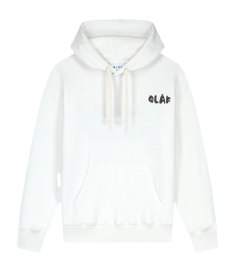 Hoodie Olaf Hussein Women Stencil Off White