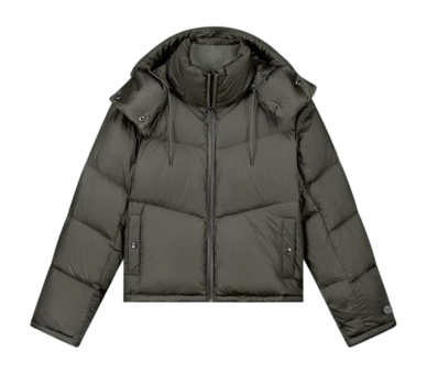 Jacket Olaf Hussein Women Chevron Puffer Light Green