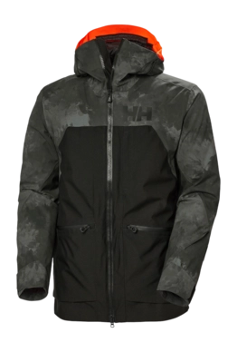 Ski Jacket Helly Hansen Men Straightline Lifaloft 2.0 Jacket Black