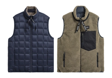 Vest Taion Unisex Down x BOA Reversible D.Navy Beige