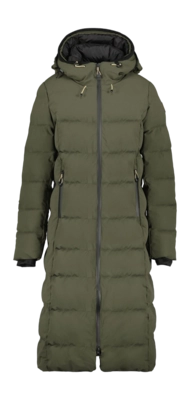 Ski jas Icepeak Women Brilon Downlook Coat Dark Olive
