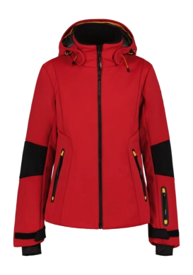 Veste de Ski Icepeak Femme Ecorse Wadded Softshell Jacket Burgundy