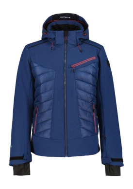 Ski jas Icepeak Men Fremont Wadded Softshell Jacket Dark Blue