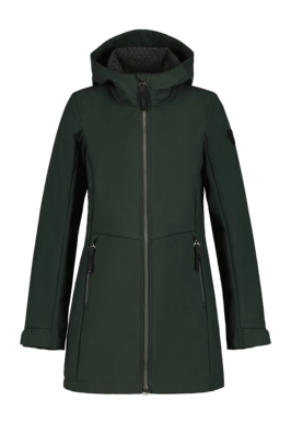 Jas Icepeak Women Alamosa Softshell Jacket Dark Green