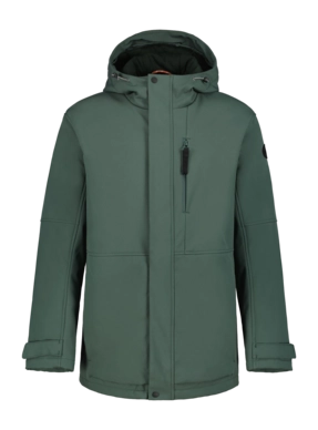 Jas Icepeak Men Asheboro Wadded Softshell Jacket Antique Green