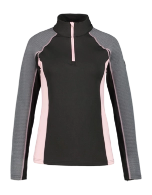 T-Shirt Manches Longues Icepeak Femme Faribault 1/2 Zip Shirt Black