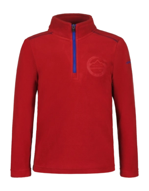 Ski Sweatshirt Icepeak Kids Lohmar Jr 1/2 Zip Fleece Burgundy