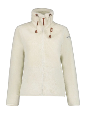 Pull de Ski Icepeak Women Colony Midlayer Jacket Natural White