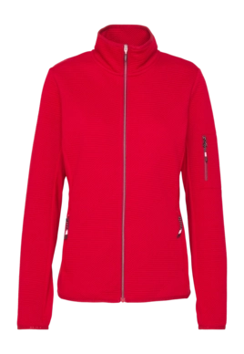 Pull de Ski Icepeak Femme Ettenheim Midlayer Jacket Burgundy