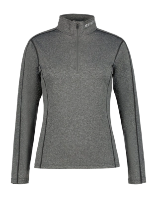 Skipully Icepeak Women Fairview Thermal 1/2 Zip Shirt Grey
