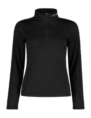 Skipully Icepeak Women Fairview Thermal 1/2 Zip Shirt Black