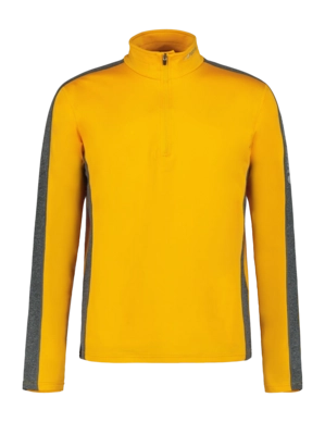 Pull de Ski Icepeak Homme Fleminton Thermal 1/2 Zip Shirt Yellow