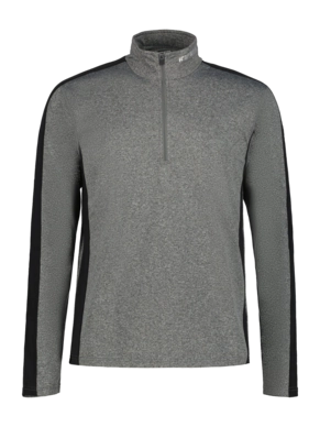 Pull de Ski Icepeak Homme Fleminton Thermal 1/2 Zip Shirt Grey