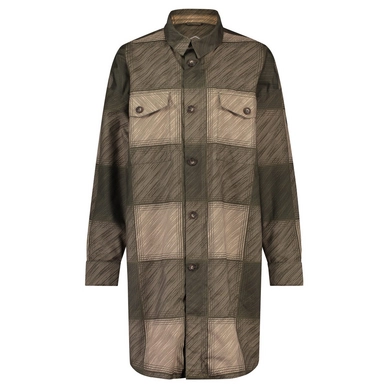 Chemise de Pluie AGU Femme Oversized Rain Shirt Winter Rain Urban Outdoor Army Green Check