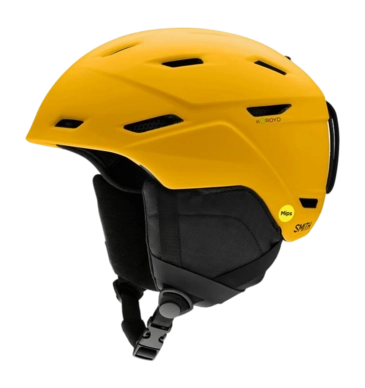 Ski Helmet Smith Unisex Mission MIPS Matte Gold Bar