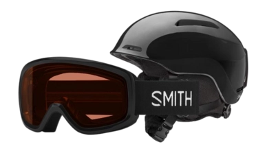 Casque de Ski Combo Skibril Smith Kids Glide Mips Snowday Black