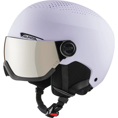 Ski Helmet Alpina Arber Visor Q Lite Lilac Matte