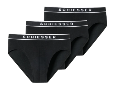 Unterwäsche Schiesser 179570 95/5 Herren Black (3er-Pack)
