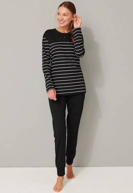 schlafanzug-lang-ringel-buendchen-schwarz-selected-premium-inspiration-161069-000-front