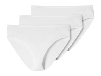 Culotte Schiesser Femme 174391 95/5 Organic White (3-Pack)