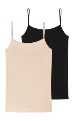 Ondershirt Schiesser Women 174388 95/5 Organic Assorted 1 (2-Pack)
