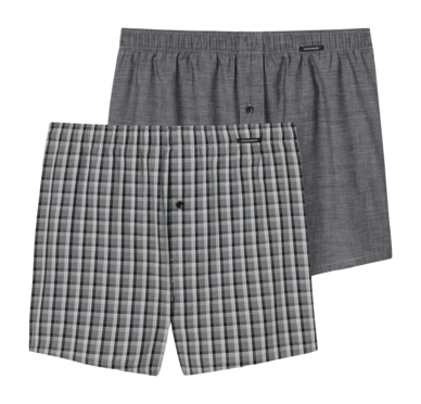 Boxershort Schiesser 168445 Boxershorts Herren Grey (2er-Pack)