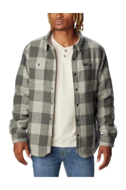 Hemd Columbia Windward II Shirt Jacket Herren City Gray Dimensional Buffalo