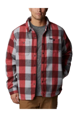 Overshirt Columbia Men Windward II Shirt Jacket Mountain Red Dimensional Buffalo